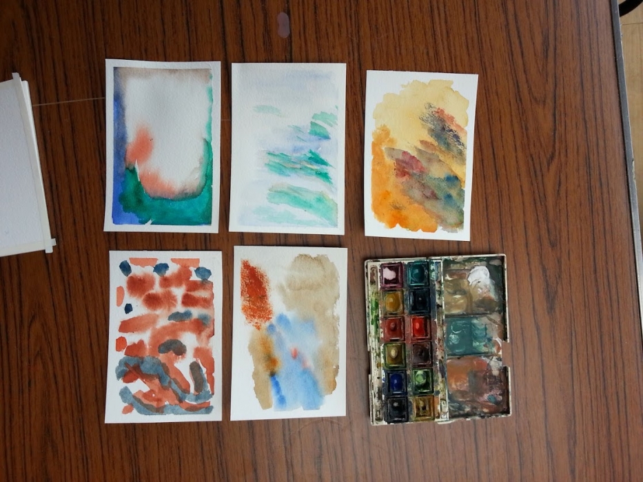 watercolour display