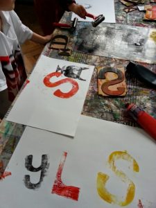 typography with kids