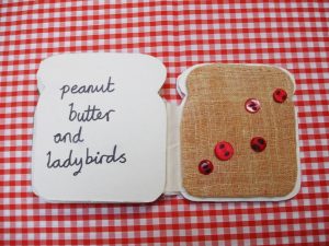Peanut ladybirds tactile book