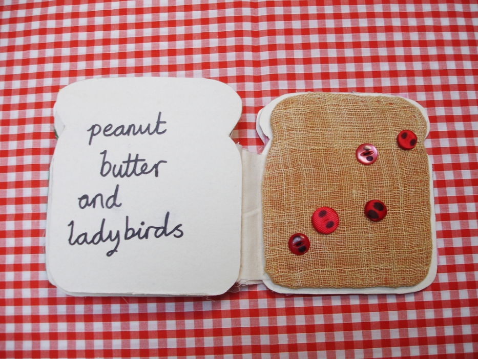 Peanut ladybirds tactile book