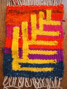 tapestry weaving fern