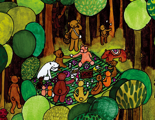 Bear Picnic detail