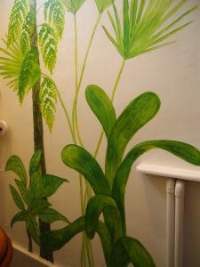 waxy leaf mural