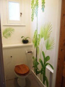 toilet mural