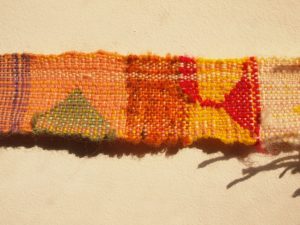backstrap weaving detail