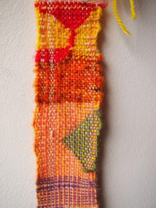 orange weave close up mountain