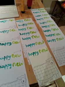 January calender happy new