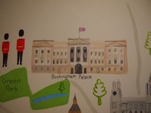Buckingham palace painting